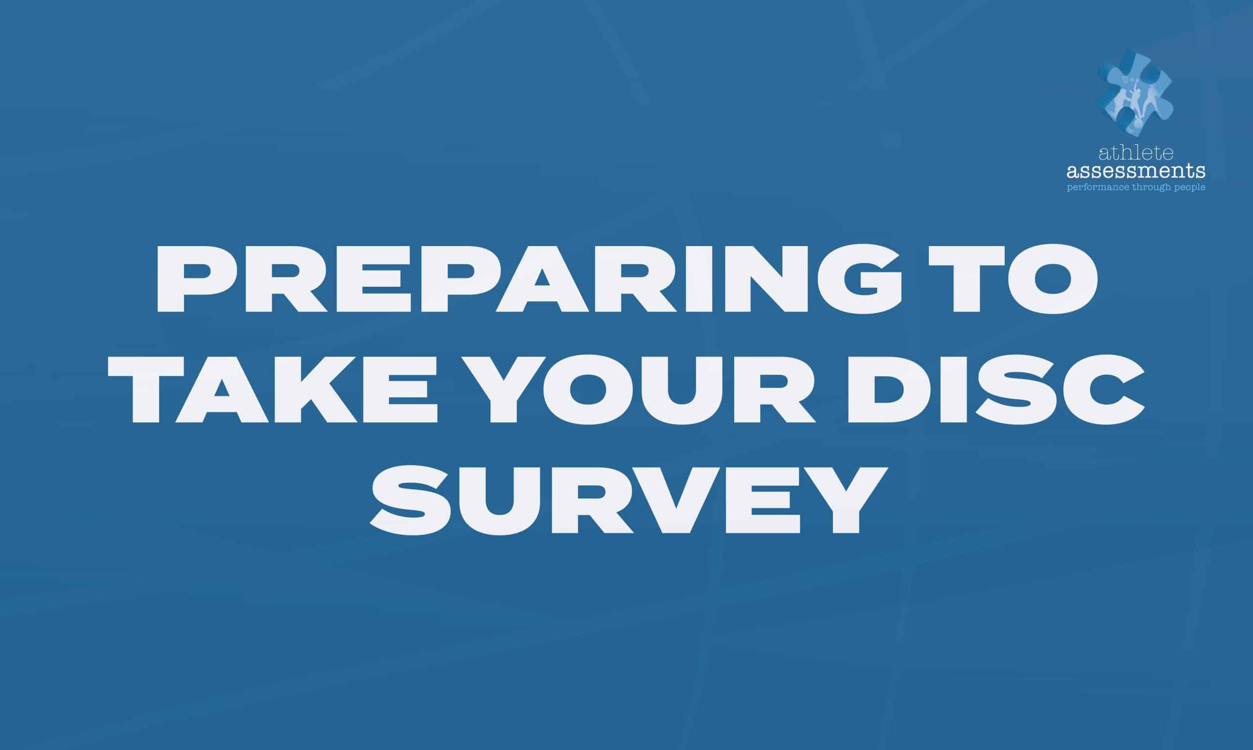 AA_Preparing to Take Your DISC Survey_Cover Slide
