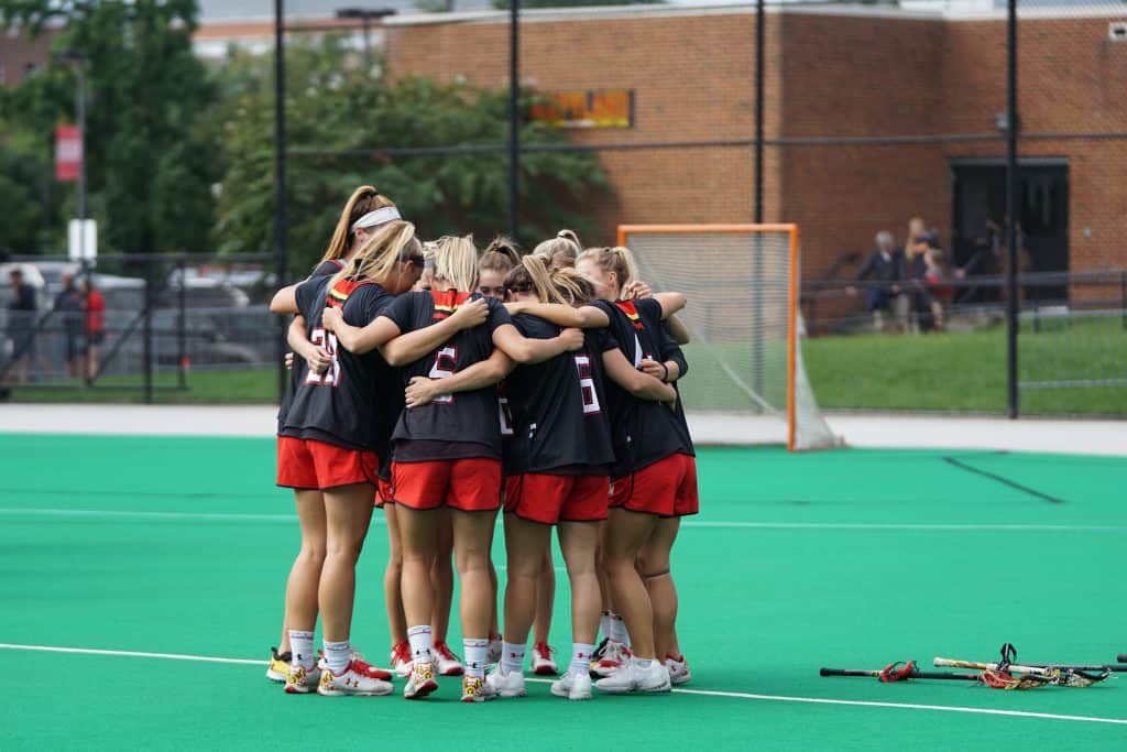 Team huddle